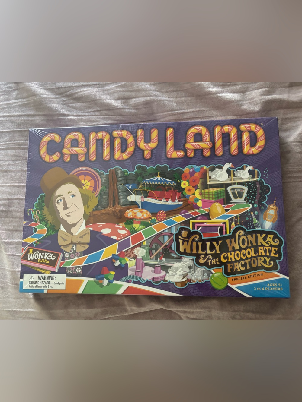 NEW Special Edition Willy Wonka Candy Land Board Game